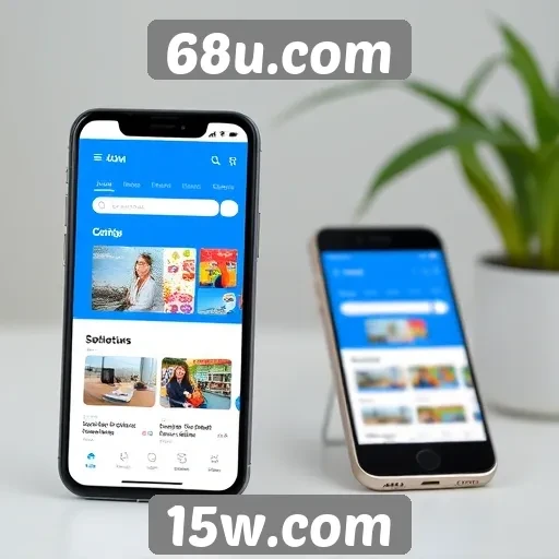 Desempenho do site 68u.com em dispositivos móveis