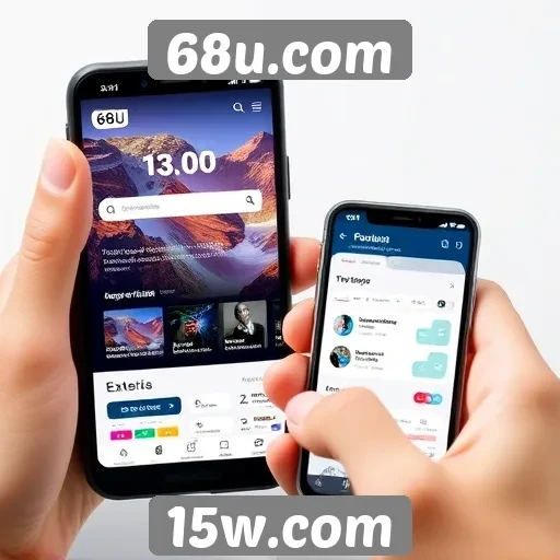 Experiência do usuário no 68u.com em dispositivos móveis